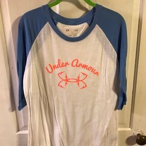 Under armour 3/4 sleeve tee like new